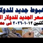 سعر الدولار اليوم | أسعار الدولار اليوم /اسعار الدولار السوق السوداء اليوم في مصر الأثنين 2026/1/12