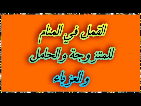 رؤية القمل في المنام للمتزوجة والحامل والعزباء لإبن سيرين tefsir ahlam تفسير الأحلام