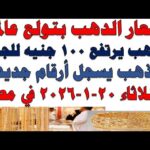 أسعار الذهب اليوم فى مصر عيار 21 | سعر الدهب عيار ٢١ اليوم الثلاثاء 2026/1/20