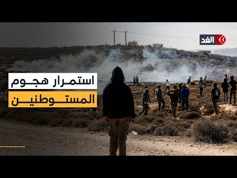 مستوطنون يشنون هجوما على المنطقة الصناعية في بلدة عوريف جنوبي نابلس