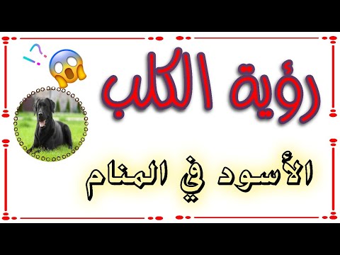 رؤية الكلب الأسود في المنام لإبن سيرين شرح كامل وبالتفصيل tefsir ahlam #رؤية الكلاب #تفسير_الأحلام