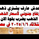 أسعار الذهب اليوم فى مصر عيار 21 سعر الدهب – الحلقة الكاملة أسعار الذهب اليوم فى مصر عيار 21 | سعر الدهب عيار ٢١ اليوم الثلاثاء 2026/1/6