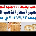أسعار الذهب اليوم فى مصر عيار 21 | سعر الدهب عيار ٢١ اليوم الجمعه 2026/2/13