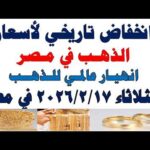 أسعار الذهب اليوم فى مصر عيار 21 | سعر الدهب عيار ٢١ اليوم الثلاثاء 2026/2/17