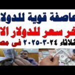سعر الدولار اليوم | أسعار الدولار اليوم /اسعار الدولار السوق السوداء اليوم في مصر الثلاثاء 2026/3/24