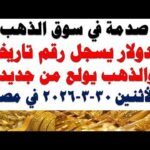 أسعار الذهب اليوم فى مصر عيار 21 | سعر الدهب عيار ٢١ اليوم الأثنين 2026/3/30