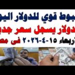 سعر الدولار اليوم | أسعار الدولار اليوم /اسعار الدولار السوق السوداء اليوم في مصر الأربعاء 2026/4/15