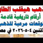أسعار الذهب اليوم فى مصر عيار 21 | سعر الدهب عيار ٢١ اليوم الأثنين  2026/5/4