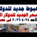 سعر الدولار اليوم | أسعار الدولار اليوم /اسعار الدولار السوق السوداء اليوم في مصر الأحد 2026/5/24